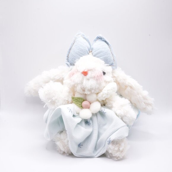 Cute Bunny Keychain Bag Charm | Plush Bunny Pendant for Keys & Bags - Picture 1 of 2